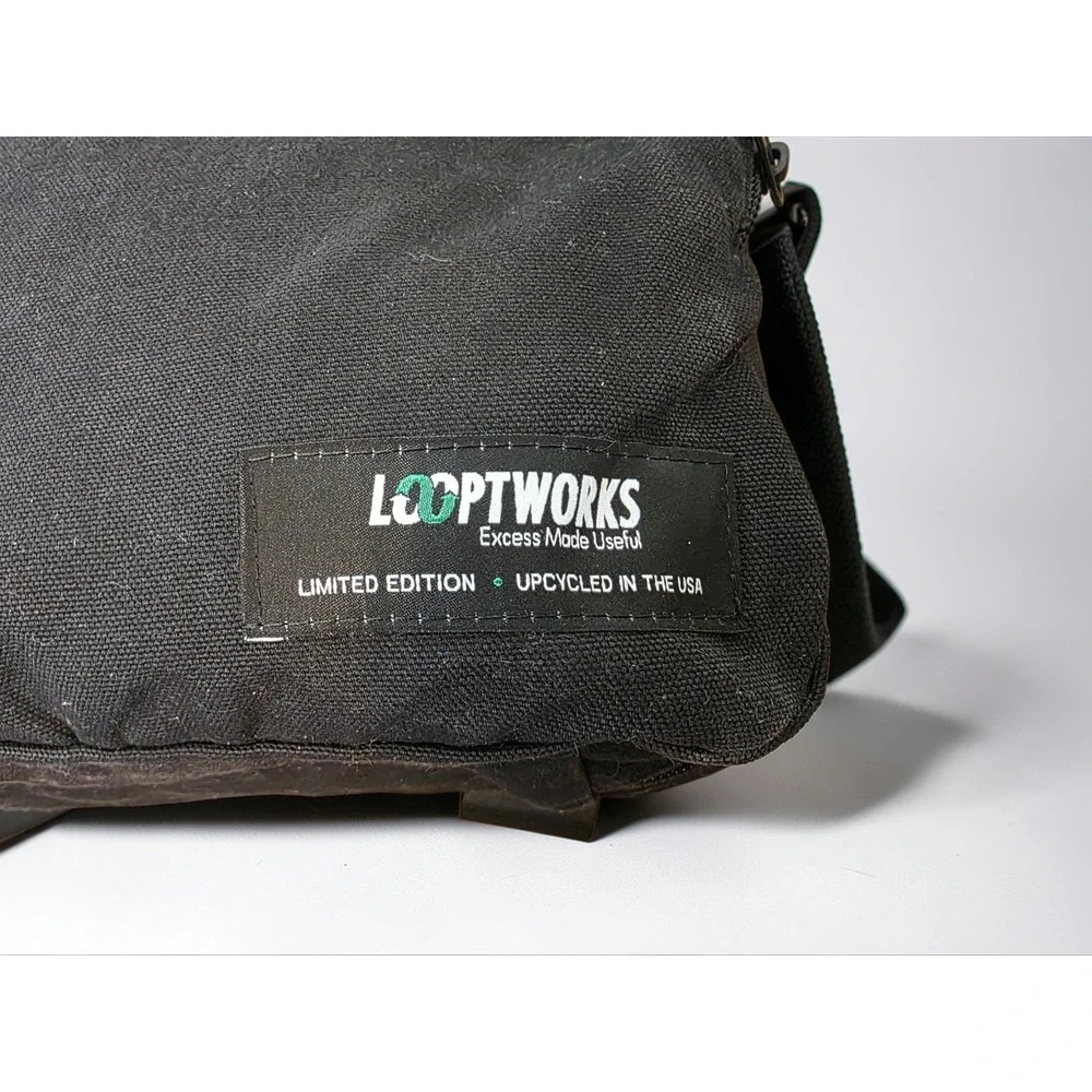 Looptworks Limited Edition Bag Blsck Conertible Shoulder Bag‎ Backpack Medium